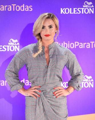 US singer Demi Lovato poses during a press conference in a hotel of Mexico City, Mexico, 17 October 2016. EFE Mario Guzman DEMI LOVATO S PRESS CONFERENCE !ACHTUNG: NUR REDAKTIONELLE NUTZUNG!  MEX001 20161017-636123425120622765
