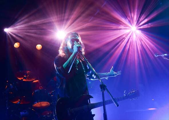 17.10.2016 --- New Model Army performing live on stage at Hirsch in Nuremberg, Germany on 17th October 2016 --- Justin Sullivan - lead vocals, guitar --- New Model Army live in concert