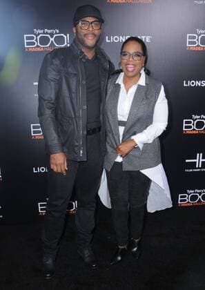 October 17, 2016 - Hollywood, CA, United States - 17 October 2016 - Hollywood, California. Tyler Perry, Oprah Winfrey. Premiere Of Lionsgate s Boo! A Madea Halloween held at ArcLight Cinerama Dome. Photo Credit: AdMedia Hollywood United States - ZUMAa123