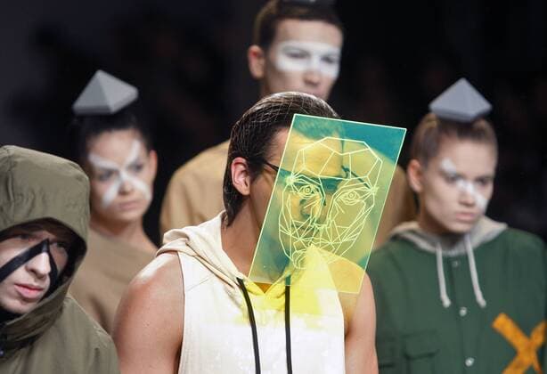 October 17, 2016 - Kiev, Ukraine - Models present creations by Ukrainian brand DASTISH FANTASTISH, during the Ukrainian Fashion Week in Kiev, Ukraine,on 17 October,2016. The fashion event presents Spring Summer 2017 collections by Ukrainian and International designers,from 12 to 18 October. Kiev Ukraine - ZUMAg194