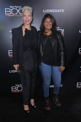 October 17, 2016 - Hollywood, CA, United States - 17 October 2016 - Hollywood, California. Rebecca Crews, Wynny Crews. Premiere Of Lionsgate s Boo! A Madea Halloween held at ArcLight Cinerama Dome. Photo Credit: AdMedia Hollywood United States - ZUMAa123