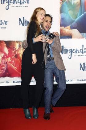 Saskia Rosendahl und Ludwig Trepte bei der Premiere des Kinofilms Nirgendwo im Cubix Kino. Berlin, 17.10.2016 Foto:xS.xGabschx xFuturexImage