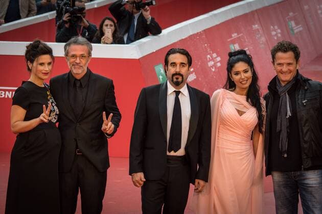 Filmfest in Rom - Filmpremiere Ho amici in Paradiso Rome: Red Carpet Ho amici in paradiso Cast of the movie walk in a red carpet for Ho Amici In Paradiso during the 11th Rome Film Festival at Auditorium Parco Della Musica in Rome, Italy.  AndreaxRonchini