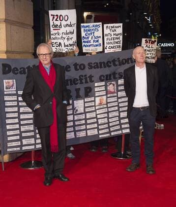 I, Daniel Blake People s Premiere London, UK. Ken Loach at the I, Daniel Blake People s Premiere at Vue West End on October 18, 2016 in London, England. LMK386-61140-191016 