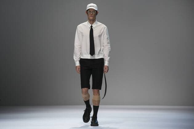 October 19, 2016 - Tokyo, Tokyo, Japan - A model presents a creation by designer Takeshi Kitazawa Emiko Sato for brand Dressedundressed as part of Fashion Week Tokyo Spring Summer 2017. Tokyo Japan - ZUMAc166 20161019_zap_c166_068