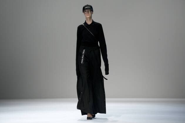 October 19, 2016 - Tokyo, Tokyo, Japan - A model presents a creation by designer Takeshi Kitazawa Emiko Sato for brand Dressedundressed as part of Fashion Week Tokyo Spring Summer 2017. Tokyo Japan - ZUMAc166 20161019_zap_c166_062