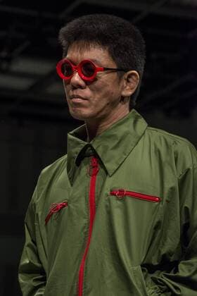October 19, 2016 - Tokyo, Tokyo, Japan - A model presents a creation by Japanese designer Takafumi Tsuruta for his label Tenbo as part of Fashion Week Tokyo Spring Summer 2017. Tokyo Japan - ZUMAc166 20161019_zap_c166_006
