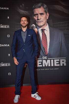 actor Guga Baul pictured ahead of the Belgian premiere of Erik Van Looy movie called De Premier in Antwerp kinepolis, Wednesday 19 October 2016.  DAVIDxSTOCKMAN 04961140