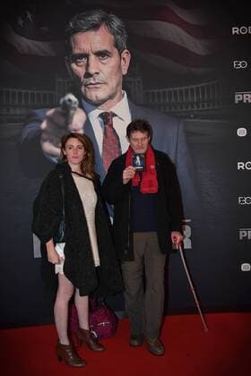 director Robbe De hert the Belgian premiere of Erik Van Looy movie called De Premier in Antwerp kinepolis, Wednesday 19 October 2016.  DAVIDxSTOCKMAN 04961168