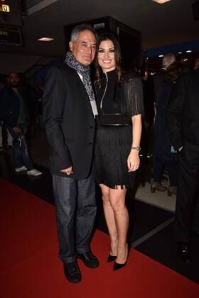 Rome, Adriano Cinema - Film Preview of Mata Hari, Pictured: Marzia Gregoraci with his father Mario  Copyright: xVincenzoxLandix xIPAx