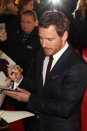 The Light Between Oceans - UK film premiere London, UK. Michael Fassbender at The Light Between Oceans - UK film premiere at the Curzon Mayfair, London on October 19th 2016. LMK73-61153-201016 