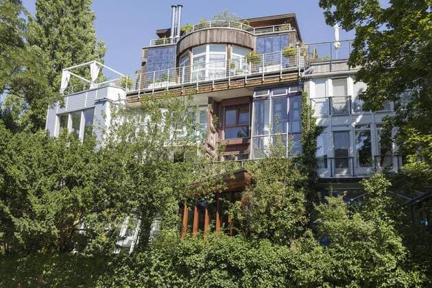Architektur von Frei Otto Ökohaus von dem Architekten Frei Otto, Corneliusstraße, Berlin, Deutschland, Europa Copyright: imageBROKER JuliexWoodhouse ibljwd04406407.jpg
