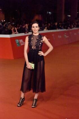 Filmfest in Rom - Florence Foster Jenkins Filmpremiere Roma Cinema Fest 2016. Festival Internazionale del Film di Roma. Red carpet film Florence . Pictured: Dalila Pasquariello abito Giovanni Grillotti  Copyright: xCMx xIPAx