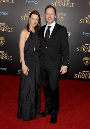 Jon Spaihts & wife Johanna Watts DR. STRANGE FILM PREMIERE Hollywood Patrick Rideaux PicturePerfect