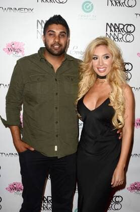 LOS ANGELES - OCT 21: Simon Saran, Farrah Abraham at the Marco Marco Fashion Show at Globe Theater on October 21, 2016 in Los Angeles, CA  Copyright: xHPAx xIPAx