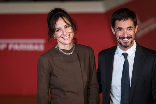 Rome: Red carpet the English Patient ROME, ITALY - OCTOBER 22 Valentina Carnelutti and Peppino Mazzotta walk a red carpet for The English Patient - Il Paziente Inglese during the 11th Rome Film Festival at Auditorium Parco Della Musica on October 22, 2016 in Rome, Italy pictured Valentina Carnelutti and Peppino Mazzotta  AndreaxRonchini