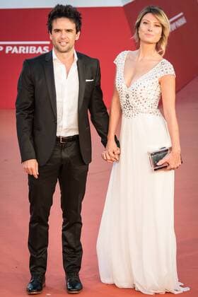 Rome: Red carpet the English Patient Euridice Axen and Raul Pena walk a red carpet for The English Patient - Il Paziente Inglese during the 11th Rome Film Festival at Auditorium Parco Della Musica.  AndreaxRonchini