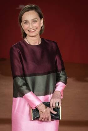 Rome: Red carpet the English Patient Kristin Scott Thomas walk a red carpet for The English Patient - Il Paziente Inglese during the 11th Rome Film Festival at Auditorium Parco Della Musica.  AndreaxRonchini