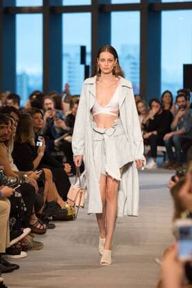October 23, 2016 - Sao Paulo, Brazil - Model presents creation by Animale, during the Sao Paulo Fashion Week, Summer 2017 edition, this Sunday, in Sao Paulo, Brazil. Sao Paulo Brazil - ZUMAl146 20161023_zaf_l146_009
