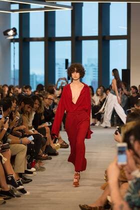 October 23, 2016 - Sao Paulo, Brazil - Model presents creation by Animale, during the Sao Paulo Fashion Week, Summer 2017 edition, this Sunday, in Sao Paulo, Brazil. Sao Paulo Brazil - ZUMAl146 20161023_zaf_l146_012