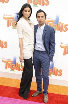 Kunal Nayar & wife Neha Kapur TROLLS FILM PREMIERE Los Angeles Patrick Rideaux PicturePerfect