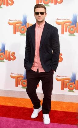 October 23, 2016 - Los Angeles, CA, United States - 23 October 2016 - Los Angeles, California - Justin Timberlake. Trolls Los Angeles Premiere held at the Regency Village Theatre in Los Angeles. Photo Credit: AdMedia Los Angeles United States - ZUMAa123 20161023_zaa_a123_046