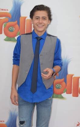 Actor Isaak Presley attends the premiere of the animated motion picture comedy Trolls at the Regency Village Theater in the Westwood section of Los Angeles on October 23, 2016. Storyline: A troll princess and her companion, the one unhappy troll try to rescue her friends from being eaten by their nemeses.  LAP2016102335 JIMxRUYMEN