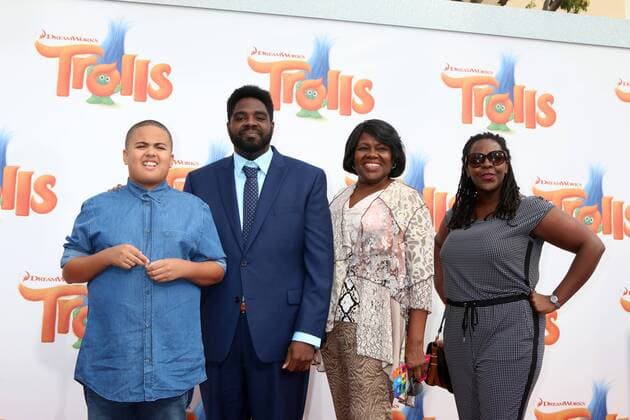 LOS ANGELES - OCT 23: Malcolm Funches, Ron Funches, guests at the Trolls Premiere at Village Theater on October 23, 2016 in Westwood, CA  Copyright: xKathyxHutchinsx xIPAx