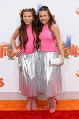 October 23, 2016 - Los Angeles, CA, United States - 23 October 2016 - Los Angeles, California - Chiara DÃ¢â‚¬â„¢ambrosio and Bianca DÃ¢â‚¬â„¢ambrosio. Trolls Los Angeles Premiere held at the Regency Village Theatre in Los Angeles. Photo Credit: AdMedia Los Angeles United States - ZUMAa123 20161023_zaa_a123_332
