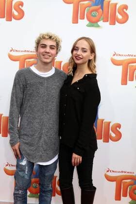 LOS ANGELES - OCT 23: Sam Portroff, Acacia Brinley at the Trolls Premiere at Village Theater on October 23, 2016 in Westwood, CA  Copyright: xKathyxHutchinsx xIPAx