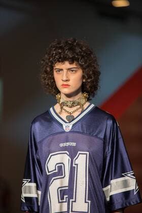 October 24, 2016 - Sao Paulo, Brazil - Model presents creation by A La Garconne, during the Sao Paulo Fashion Week, winter 2017 edition, this Monday, in Sao Paulo, Brazil. Sao Paulo Brazil - ZUMAl146 20161024_zaf_l146_036