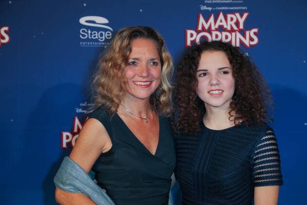 Stuttgart, Germany, Stage Apollo Theater, 23.10.2016, Deutschlandpremiere des Musical Mary Poppins, Herzogin Iris Caren von Wuerttemberg und tochter Herzogin Sylivie von Wuerttemberg ( DeFodi515