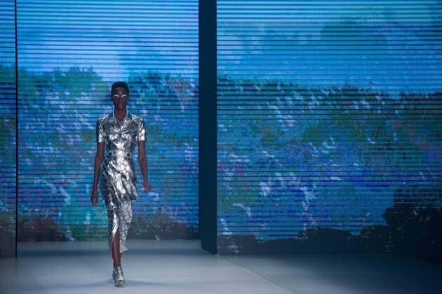 October 24, 2016 - Sao Paulo, Brazil - Model presents creation by Patricia Viera, during the Sao Paulo Fashion Week, winter 2017 edition, this Monday, in Sao Paulo, Brazil. Sao Paulo Brazil - ZUMAl146 20161024_zaf_l146_084