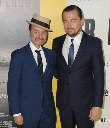 October 24, 2016 - Bing Theater At Lacma, CA, United States - 24 October 2016 - Culver City, California. Fisher Stevens, Leonardo DiCaprio. Screening Of National Geographic Channel s Before The Flood held at the Bing Theater at LACMA. Photo Credit: AdMedia Bing Theater At Lacma United States - ZUMAa123 20161024_zaa_a123_028