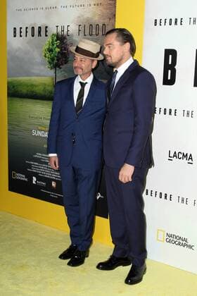 LOS ANGELES - OCT 24: Fisher Stevens, Leo Dicaprio at the Screening Of National Geographic Channel s Before The Flood at Bing Theater At LACMA on October 24, 2016 in Los Angeles, CA  Copyright: xHPAx xIPAx