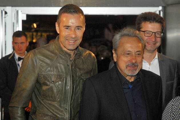 Kai Pflaume und Wolfgang Stumph beim Preview des Dokumentarfilms HeimatLiebe - Wolfgang Stumph auf Spurensuche im UFA-Kristallpalast. Dresden, 25.10.2016 Foto:xM.xSchillerx xFuturexImage