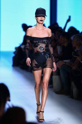 October 26, 2016 - Sao Paulo, Brazil - Model presents creation by Amir Slama during the Sao Paulo Fashion Week winter 2017. Sao Paulo Brazil - ZUMAl146 20161026_zaf_l146_063