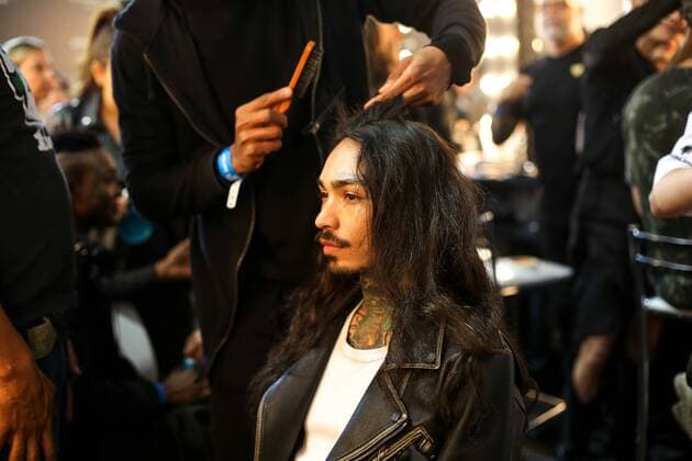 Sao Paulo Fashion Week - backstage SÃO PAULO, SP - 27.10.2016: SPFW N42 - Backstage Ratier during SPFW N2 held on Thursday (27) in São Paulo, SP. x1221602x  BrunaxMarques