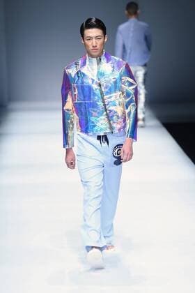 October 28, 2016 - Beijing, Beijing, China - Beijing,CHINA-October 27 2016: (EDITORIAL USE ONLY. CHINA OUT) A model presents a creation of SIVICO at the China Fashion Week in Beijing. The SIVICO collections are released at the China Fashion Week (S S 2017) in Beijing, October 27th, 2016. Beijing China  - ZUMAs145 20161028_zaa_s145_026