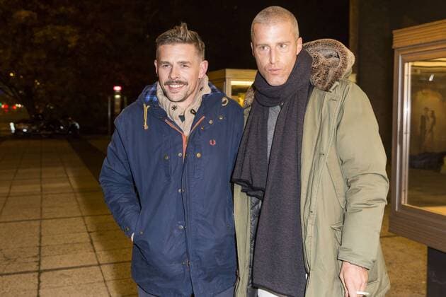 Klaas Heufer-Umlauf und Benjamin von Stuckrad-Barre bei der Premiere der Musik-Dokumentation Oasis: Supersonic im Kino International. Berlin, 27.10.2016 Foto:xB.xKriemannx xFuturexImage