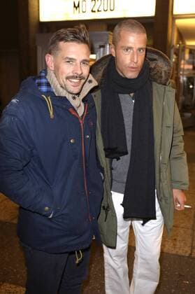 Klaas Heufer-Umlauf und Benjamin von Stuckrad-Barre bei der Premiere der Musik-Dokumentation Oasis: Supersonic im Kino International. Berlin, 27.10.2016 Foto:xS.xGabschx xFuturexImage