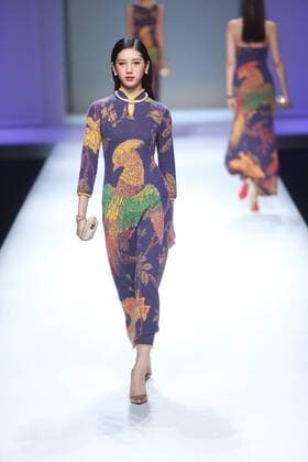 October 28, 2016 - Beijing, Beijing, China - A model presents a creation of Rabbit-Warm at China Fashion Week in Beijing on October 28th, 2016. Beijing China  - ZUMAs145 20161028_zaa_s145_109