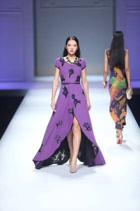 October 28, 2016 - Beijing, Beijing, China - A model presents a creation of Rabbit-Warm at China Fashion Week in Beijing on October 28th, 2016. Beijing China  - ZUMAs145 20161028_zaa_s145_110