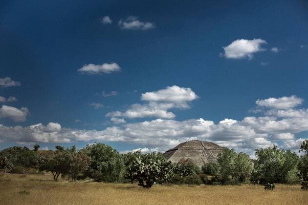 Pyramiden von Teotihuacan, Mexiko HOCHxZWEI