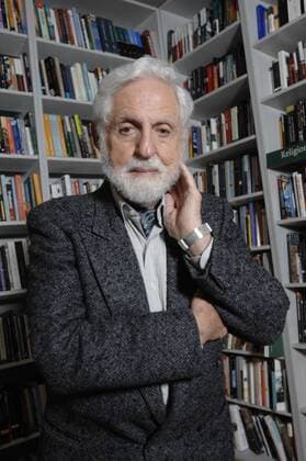 Nov. 19, 2008 - London, England, UK - Distinguished polymath Professor Carl Djerassi (born October 29, 1923 in Vienna, Austria), resident in the US is a chemist, novelist, and playwright best known for his contribution to the development of the first oral contraceptive pill (OCP) but has now all but abandoned scientific research for writing . He is recognised as one of the last remaining so called intellectual giants of the 20th Century. Pictured at The LRB Bookshop , London Wc1. - ZUMAz91_ 20081119_zaf_z91_001