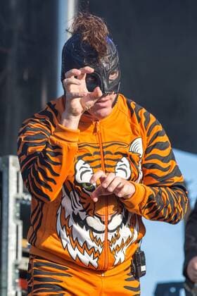 October 30, 2016 - New Orleans, Louisiana, U.S - MAYNARD JAMES KEENAN of Puscifer performs in costume at the Voodoo Music + Arts Experience in New Orleans, Louisiana New Orleans U.S. - ZUMAs135 20161030_zap_s135_057