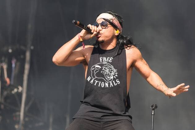 October 30, 2016 - New Orleans, Louisiana, U.S - ANDERSON PAAK performs in costume at the Voodoo Music + Arts Experience in New Orleans, Louisiana New Orleans U.S. - ZUMAs135 20161030_zap_s135_050