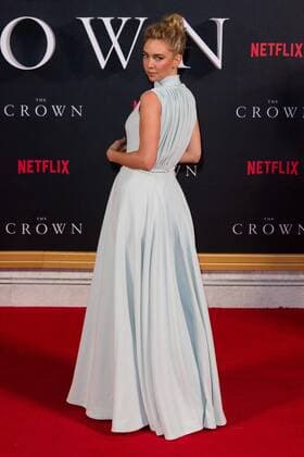 November 1, 2016 - London, London, UK - VANESSA KIRBY attends the TV premiere of the new Netflix series The Crown about the reign of Queen Elizabeth II. London, UK. London UK  - ZUMAl94_ 20161101_zaf_l94_069
