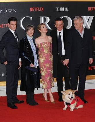 November 1, 2016 - London, England, United Kingdom - Matt Smith and Claire Foy attend the world premiere of The Crown at Odeon Leciester Square. London United Kingdom - ZUMAs147 20161101_zap_s147_030