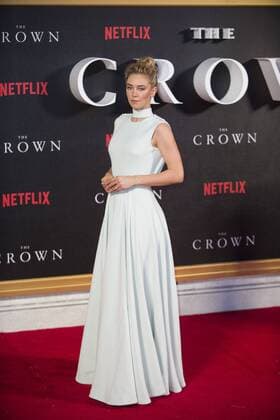 The Crown World Premiere London, UK. Vanessa Kirby at the World Premiere of new Netflix Original series The Crown at Odeon Leicester Square on November 1, 2016 in London, England. LMK386 -61210-021116 